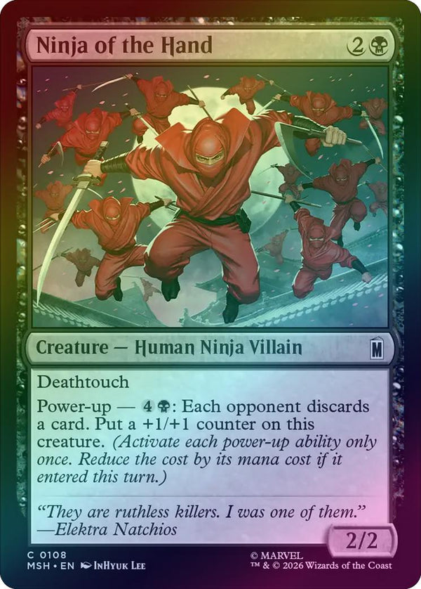 Ninja of the Hand (Foil) (MSH) (Pre-Order)
