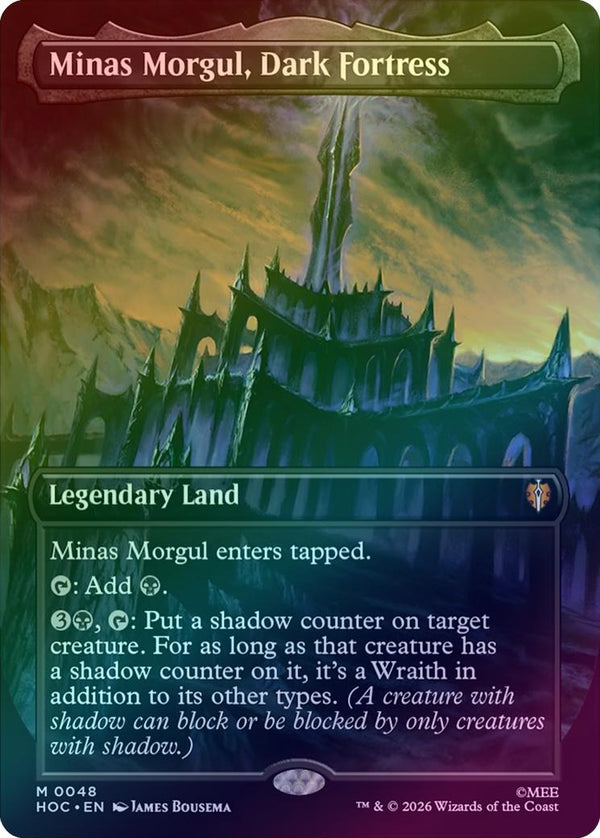 Minas Morgul, Dark Fortress - Borderless (Foil) (HOC)