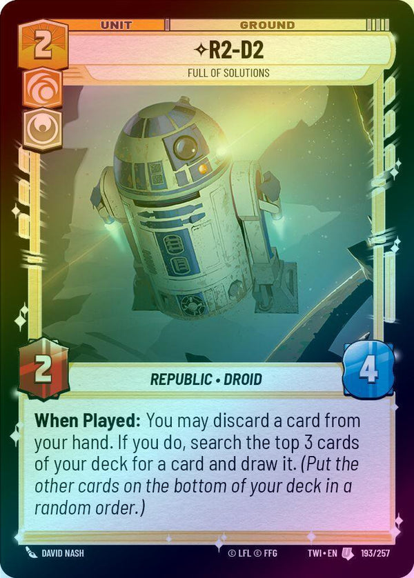 R2-D2 - Full of Solutions - 193/257 - Uncommon (Foil)