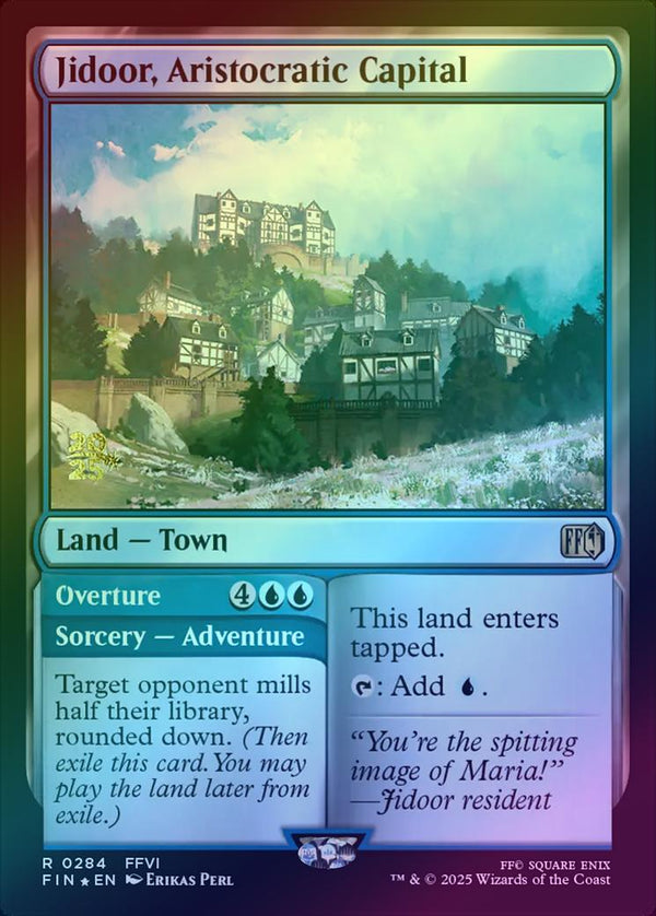 Jidoor, Aristocratic Capital // Overture - Prerelease Promo (Foil) (PFIN)