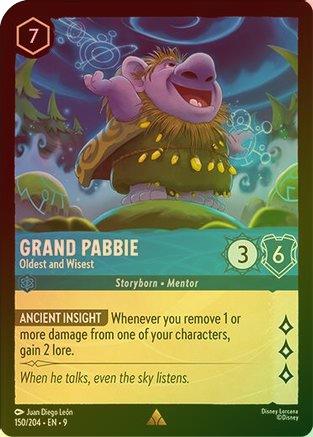 Grand Pabbie (Oldest and Wisest) (Fabled Reprint) - 150/204 - Rare (Foil)