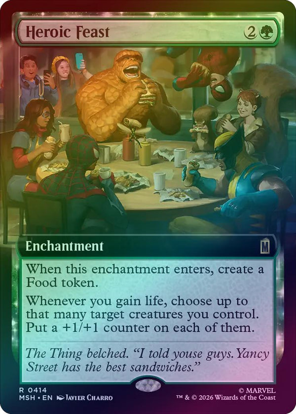 Heroic Feast - Extended Art (Foil) (MSH) (Pre-Order)