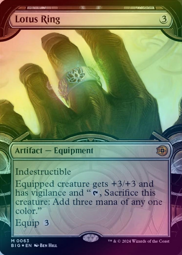 Lotus Ring - Showcase (Raised Foil) (BIG)