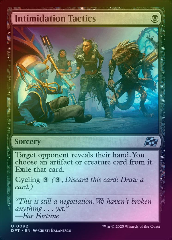 Intimidation Tactics (Foil) (DFT)