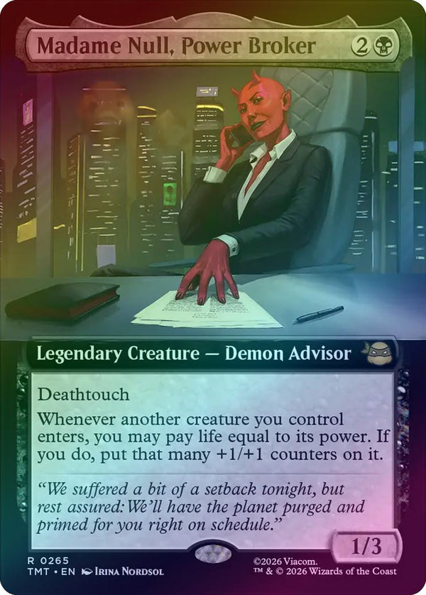 Madame Null, Power Broker - Extended Art (Foil) (TMT)