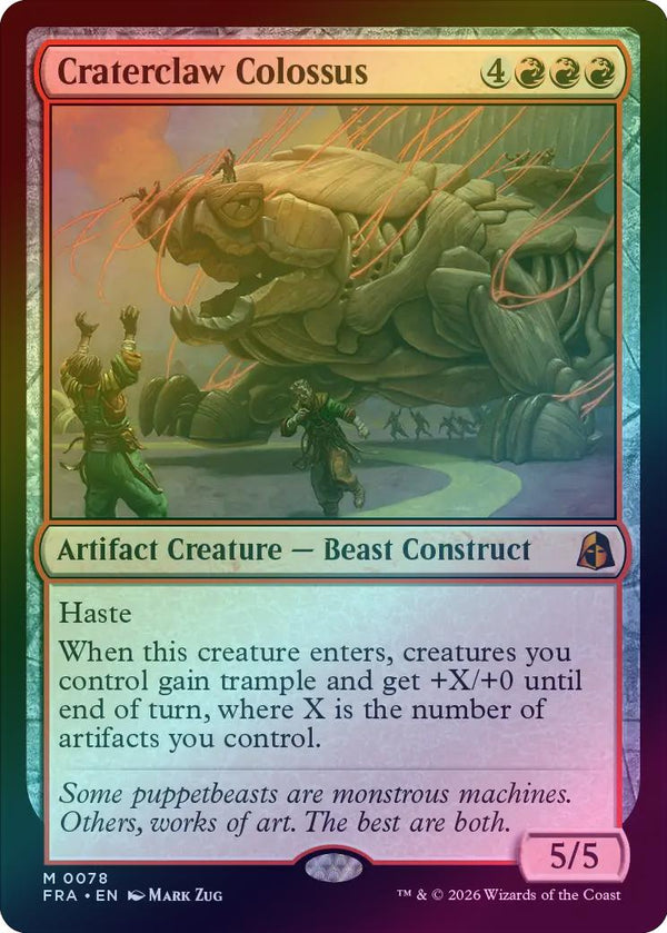 Craterclaw Colossus (Foil) (FRA) (Pre-Order)