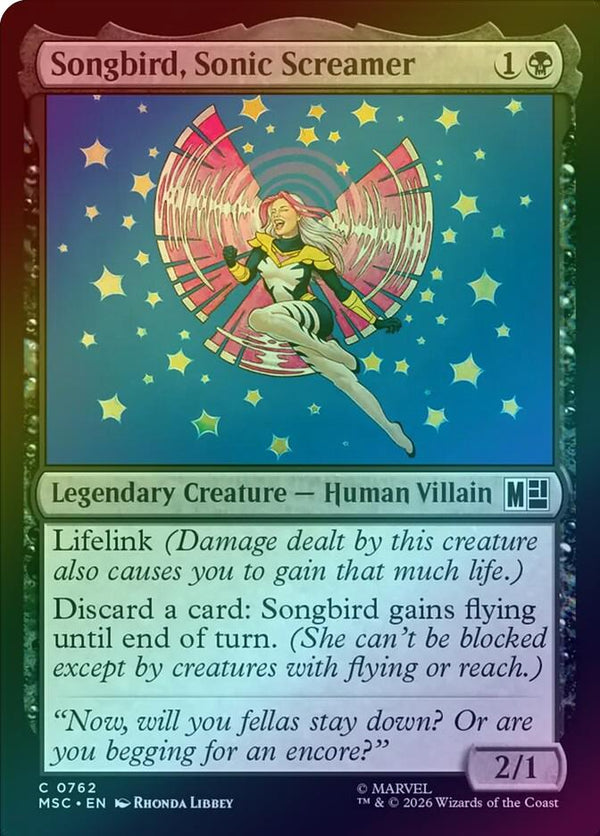 Songbird, Sonic Screamer (Foil) (MSC)