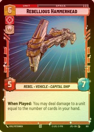 Rebellious Hammerhead - 651 - Common (Foil)