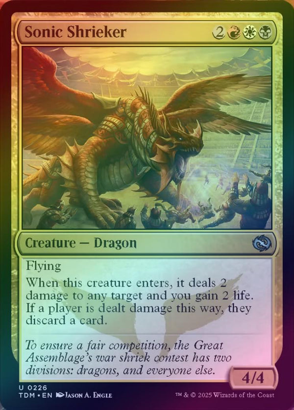 Sonic Shrieker (Foil) (TDM)