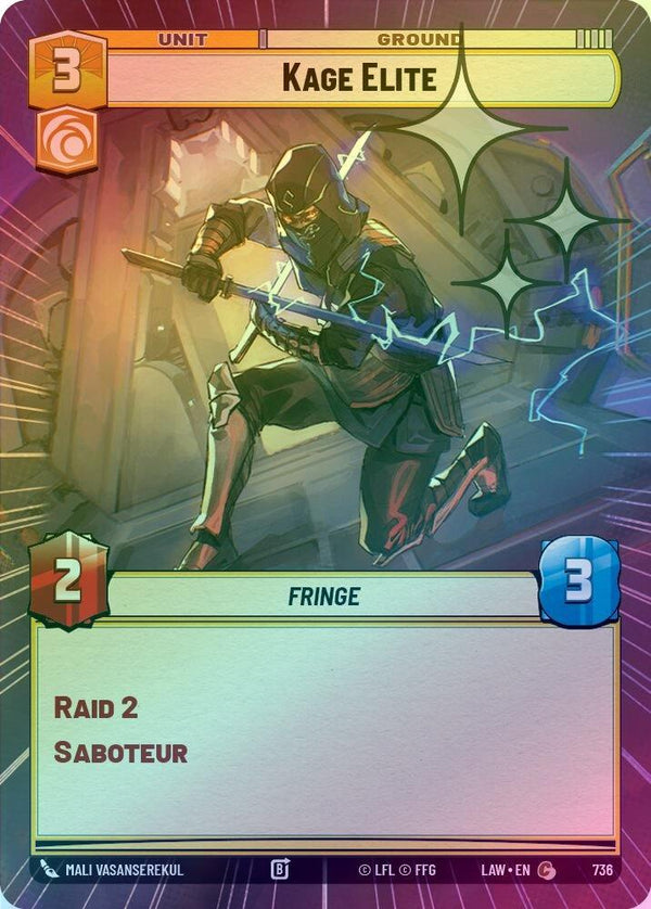 Kage Elite (Hyperspace Foil) - 736 - Common (Foil)
