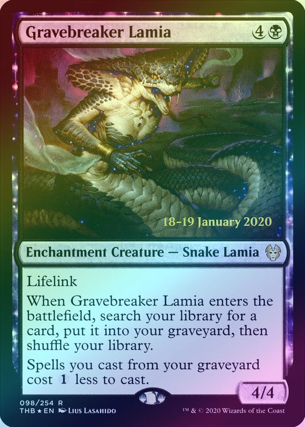 Gravebreaker Lamia - Prerelease Promo (PTHB) (Foil)