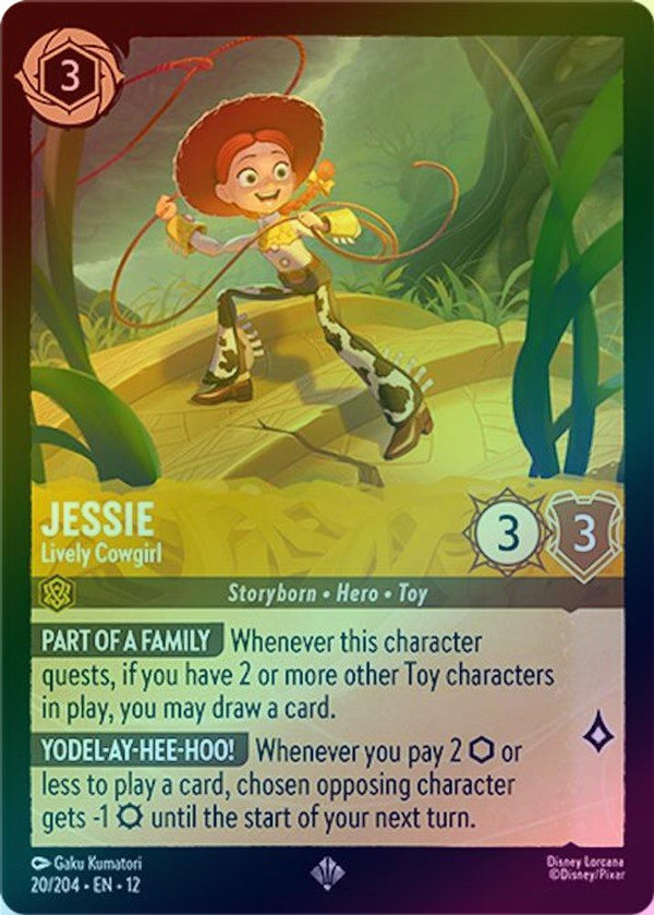 Jessie (Lively Cowgirl) - 20/204 - Super Rare (Foil)
