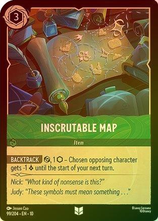 Inscrutable Map - 99/204 - Uncommon (Foil)