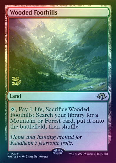 Wooded Foothills - Prerelease Promo (Foil) (PMH3)