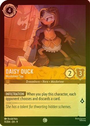 Daisy Duck (Musketeer Spy) (Fabled Reprint) - 11/204 - Common (Foil)