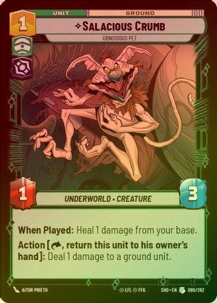 Salacious Crumb - Obnoxious Pet - 080/262 - Uncommon (Foil)