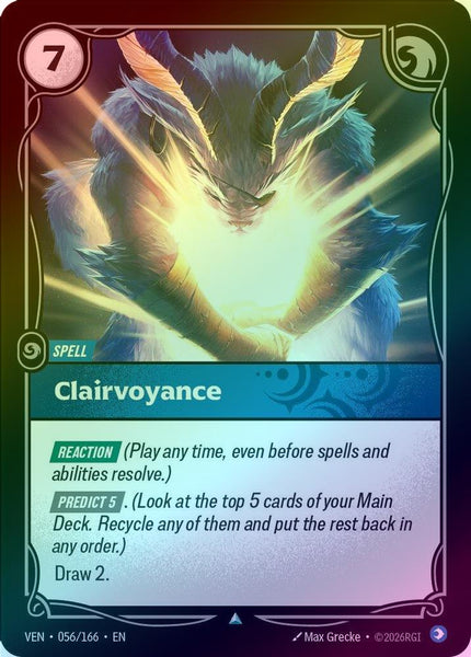 401 Games Canada - Clairvoyance - 056/166 - Uncommon (Foil)