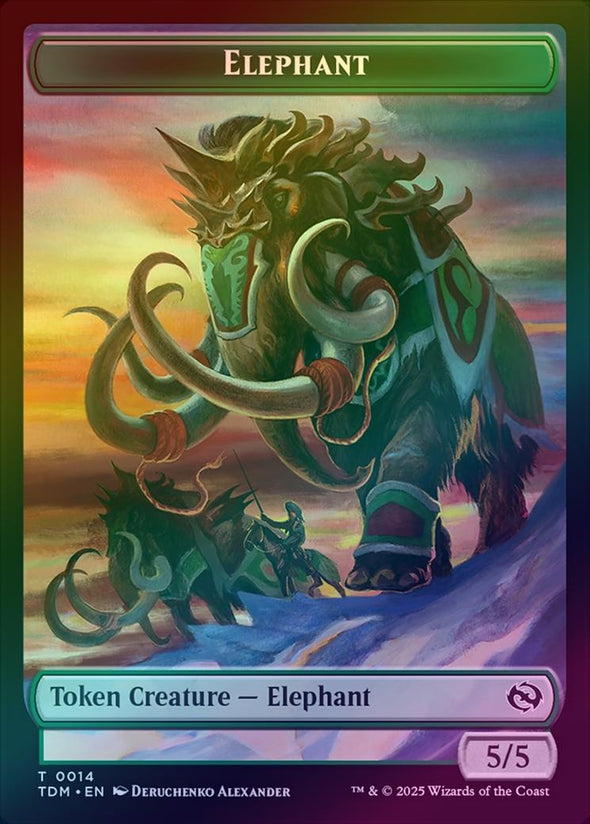 Elephant // Treasure Token (Foil) (TTDM)