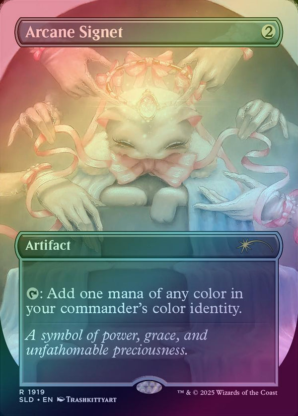 Arcane Signet - Cats Are Better Than Dogs (Foil) (SLD)