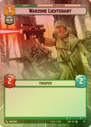 Warzone Lieutenant (Hyperspace) - 379 - Common (Foil)