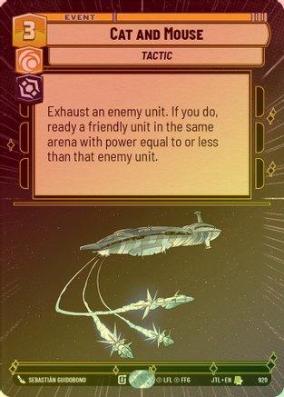 Cat and Mouse (Hyperspace) - 929 - Rare (Foil)