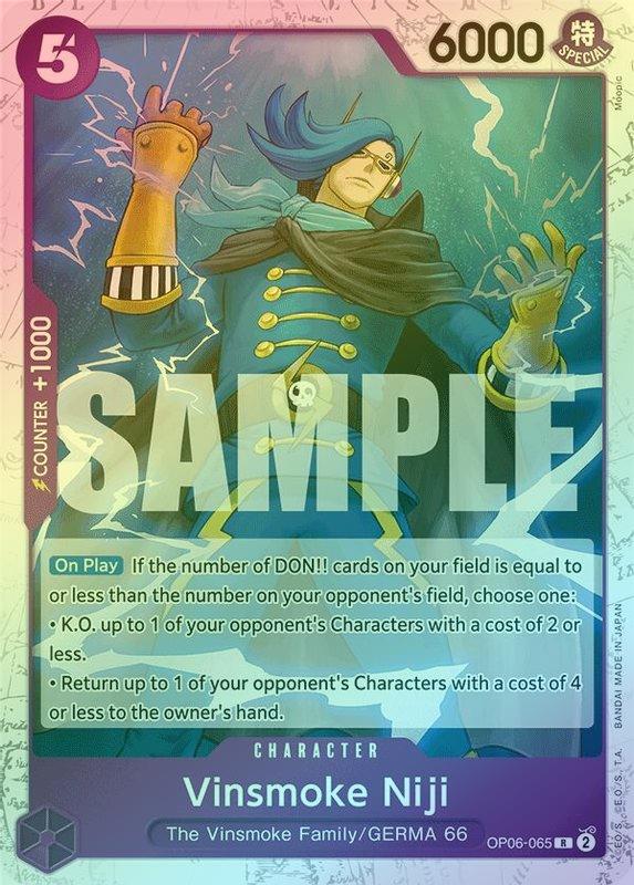 Vinsmoke Niji (Jolly Roger Foil) - OP06-065 - Rare