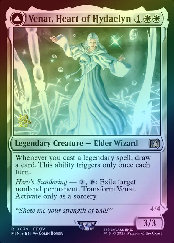 Venat, Heart of Hydaelyn // Hydaelyn, the Mothercrystal - Prerelease Promo (Foil) (PFIN)