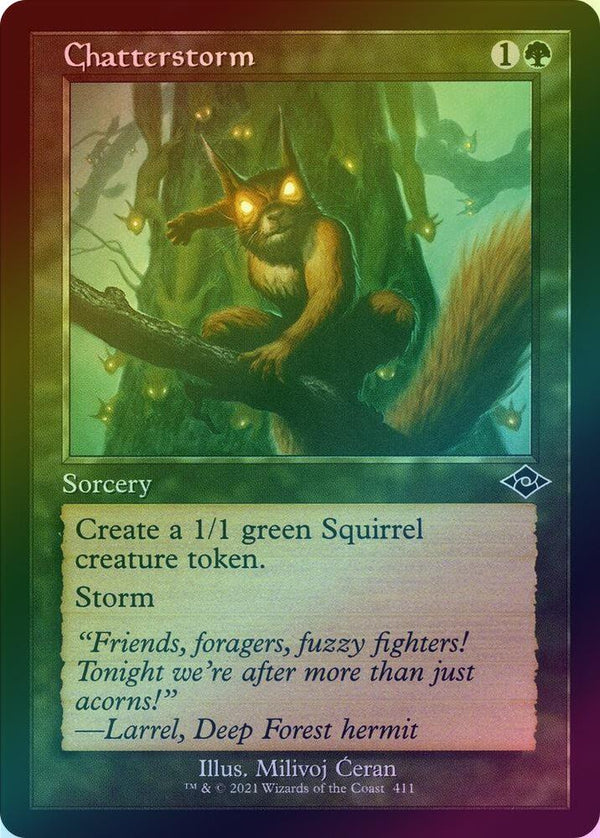 Chatterstorm - Retro Frame (Foil) (MH2)