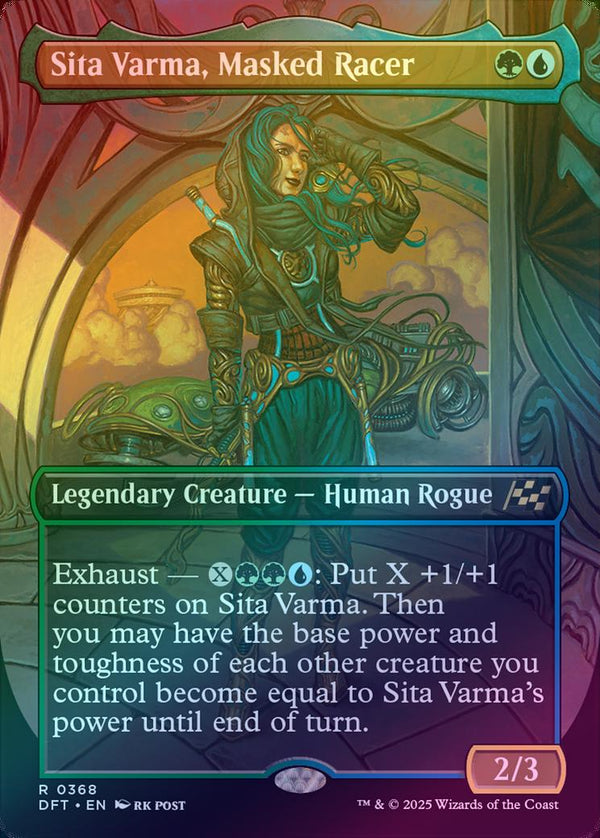 Sita Varma, Masked Racer - Borderless (Foil) (DFT)