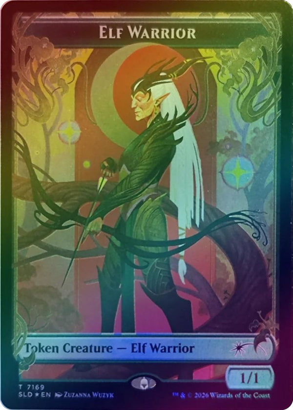 Elf Warrior Token - Their Magic is Limitless (Foil) (SLD)
