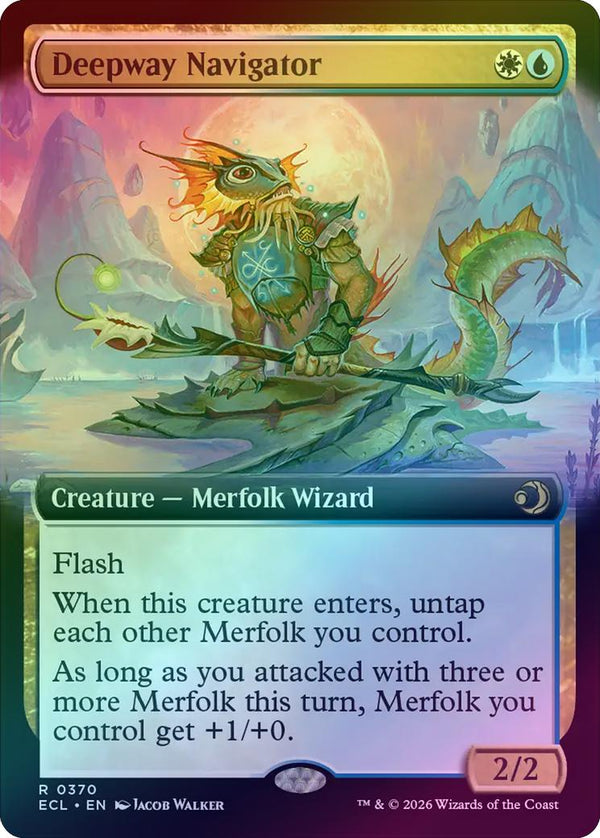 Deepway Navigator - Extended Art (Foil) (ECL)