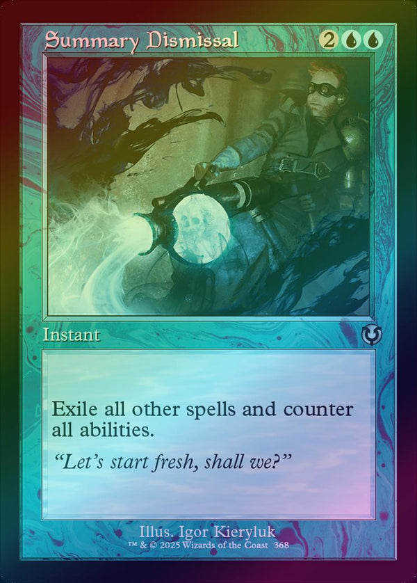 Summary Dismissal - Retro Frame (Foil) (INR)