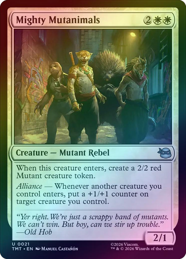 Mighty Mutanimals (Foil) (TMT)
