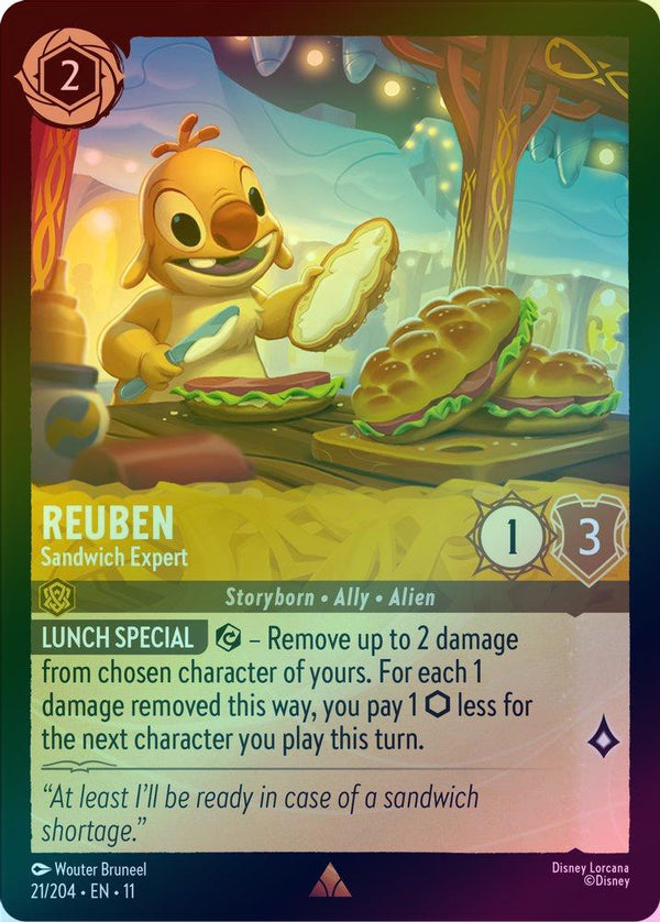 Reuben (Sandwich Expert) - 21/204 - Rare (Foil)