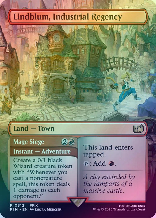 Lindblum, Industrial Regency // Mage Siege - Borderless (Foil) (FIN)