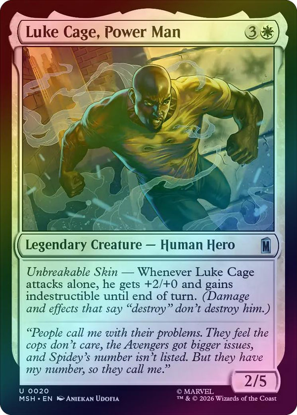 Luke Cage, Power Man (Foil) (MSH) (Pre-Order)