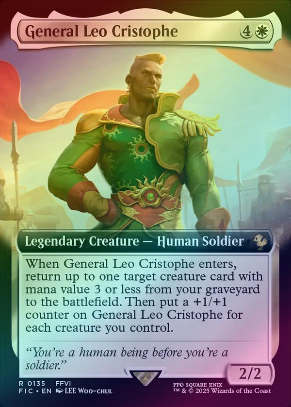 General Leo Cristophe - Extended Art (Foil) (FIC)
