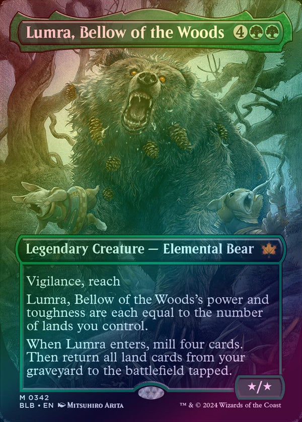 Lumra, Bellow of the Woods - Borderless (342) (Foil) (BLB)