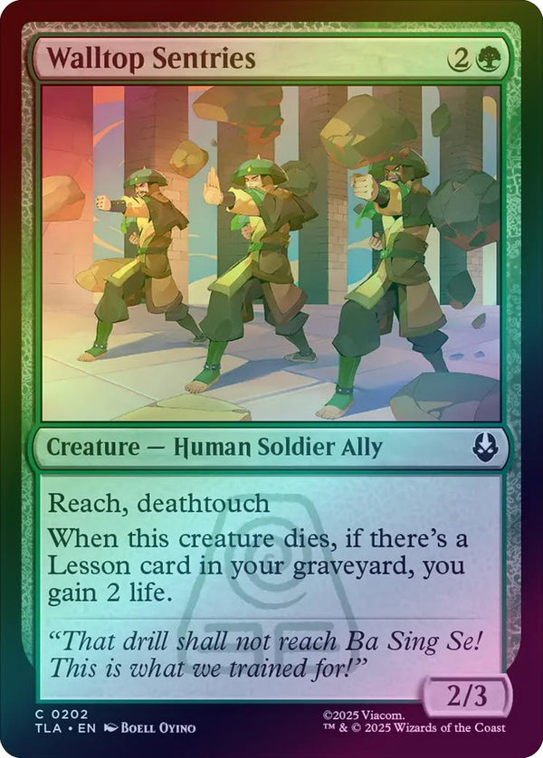 Walltop Sentries (Foil) (TLA)