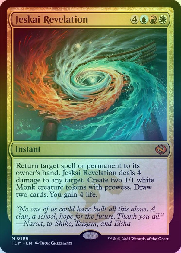 Jeskai Revelation (Foil) (TDM)
