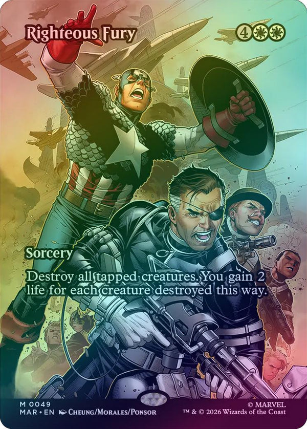 Righteous Fury - Source Material Showcase (Foil) (MAR) (Pre-Order)