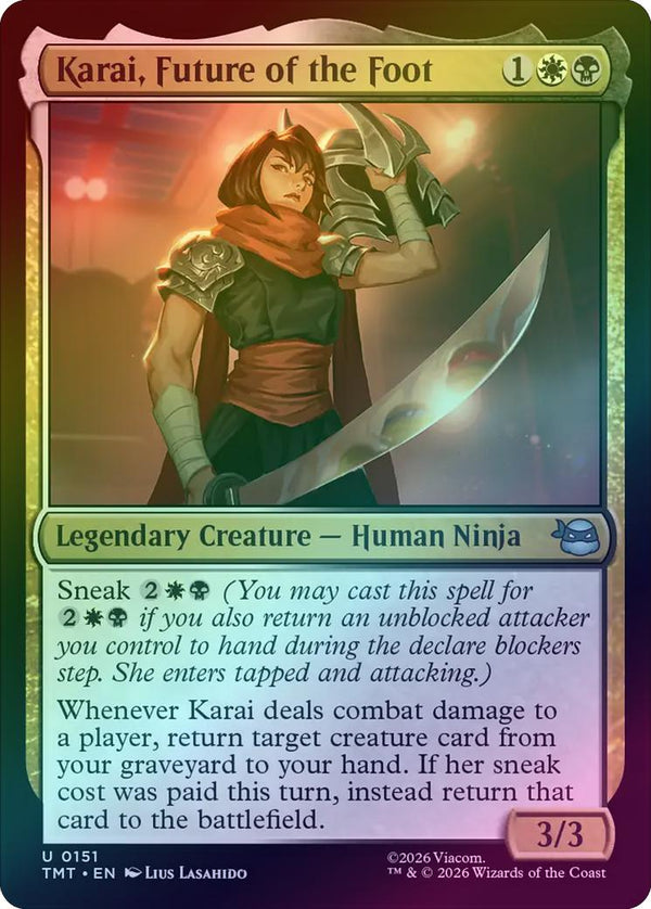 Karai, Future of the Foot (Foil) (TMT)