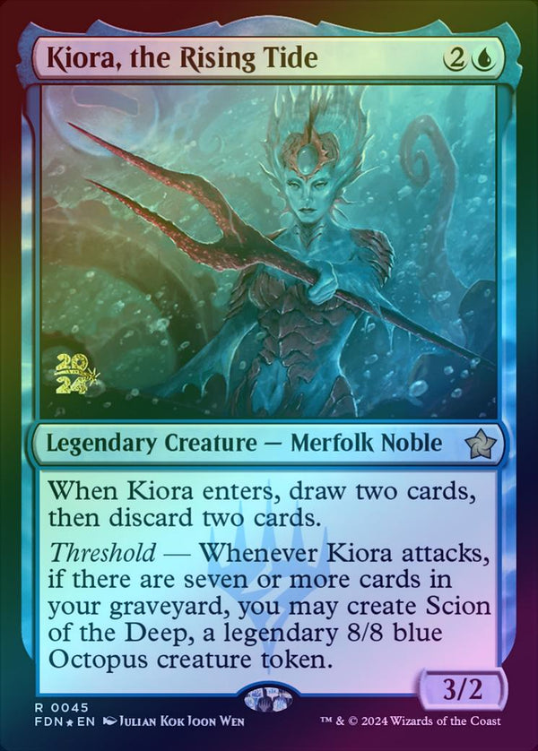 Kiora, the Rising Tide - Prerelease Promo (Foil) (PFDN)