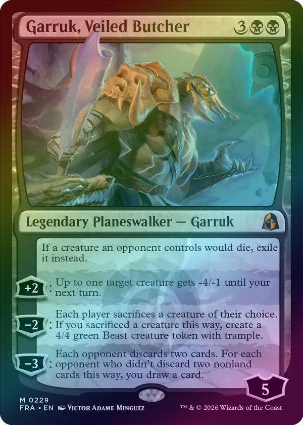 Garruk, Veiled Butcher (Foil) (FRA) (Pre-Order)