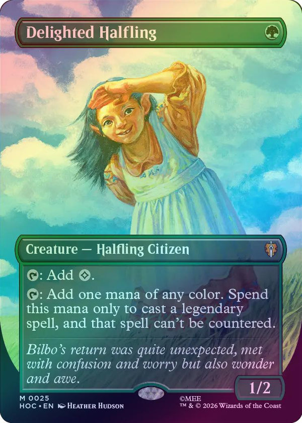 Delighted Halfling - Borderless (Foil) (HOC)