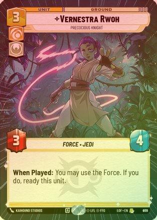 Vernestra Rwoh - Precocious Knight (Hyperspace) - 935 - Rare (Foil)