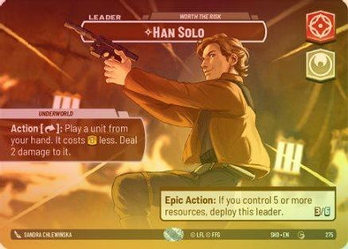 Han Solo - Worth the Risk (Showcase) - 275 - Common (Foil)