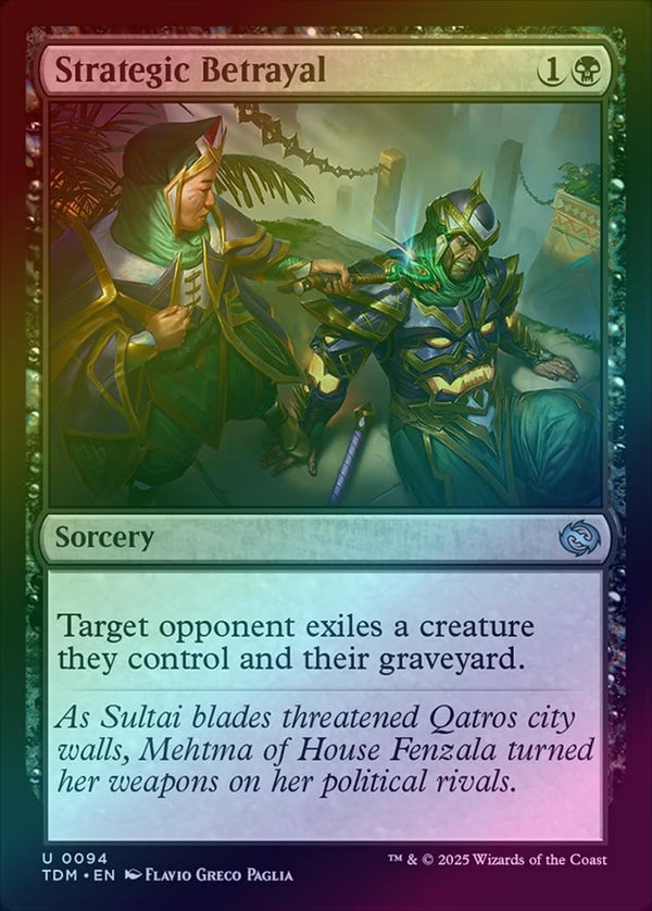 Strategic Betrayal (Foil) (TDM)