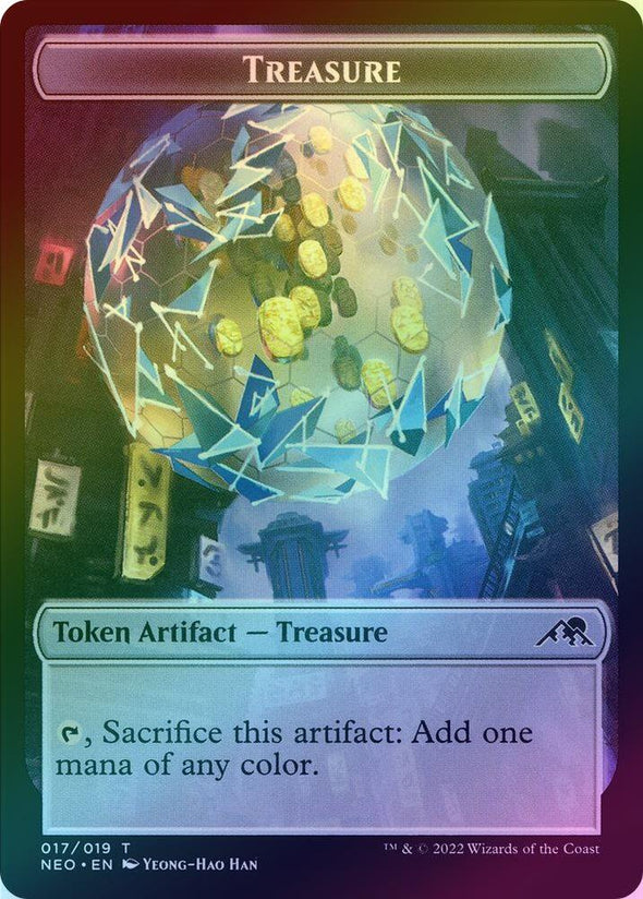 Beast // Treasure Token (Foil) (TNEC)