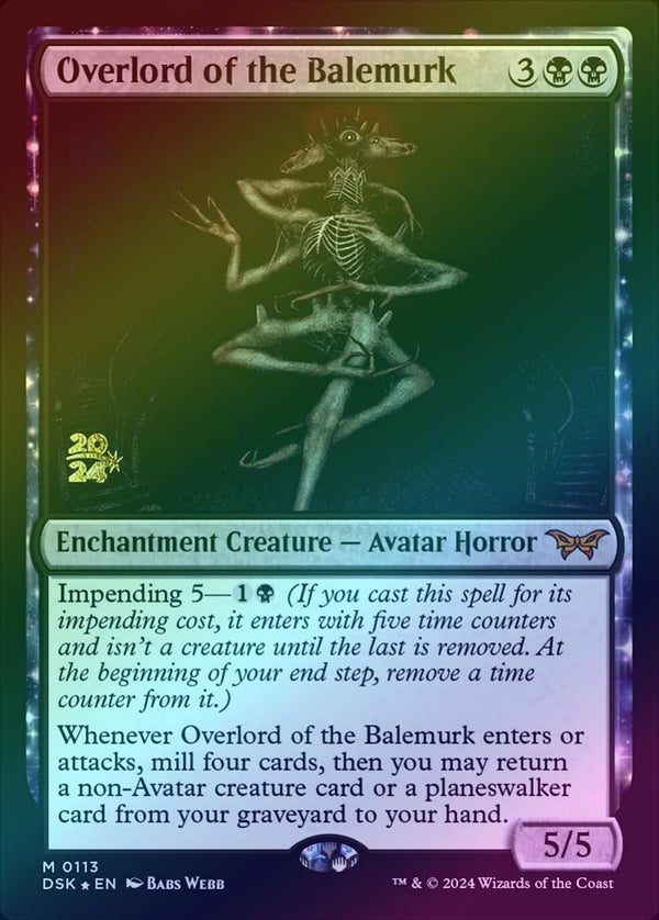 Overlord of the Balemurk - Prerelease Promo (Foil) (PDSK)